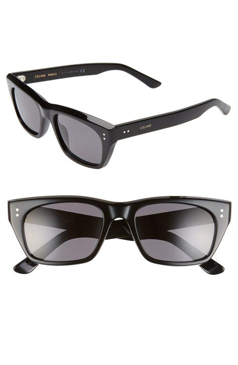 celine 53mm oversized sunglasses|celine eyewear rectangular sunglasses.